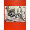 Image 1 : Wolf artwork by the artist E.A. Rossetti 2013