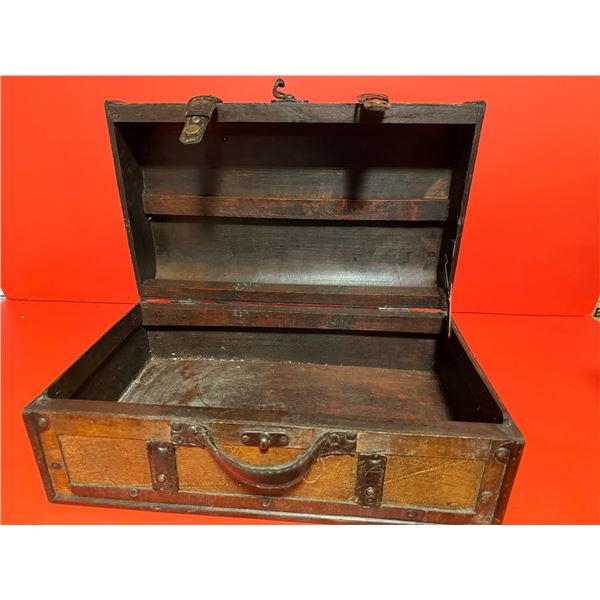 vintage wooden treasure chest