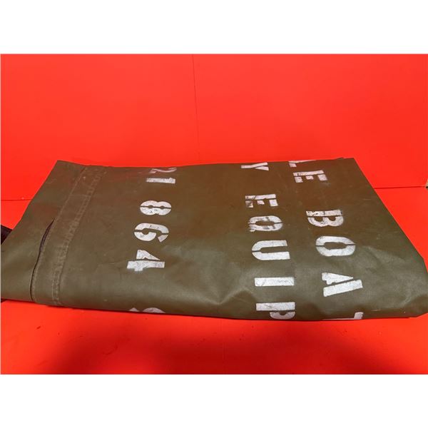 military-style carrying bag for an inflatable boat and ancillary equipment