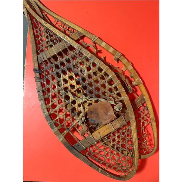 vintage wooden snowshoes