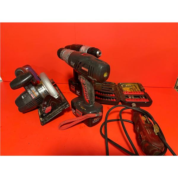 several Craftsman 19.2V cordless power tools and accessories No charger