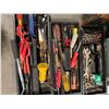 Image 4 : vintage Craftsman tool box with various hand tools