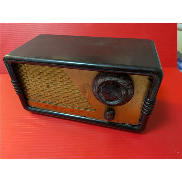 VINTAGE MARCONI TUBE RADIO