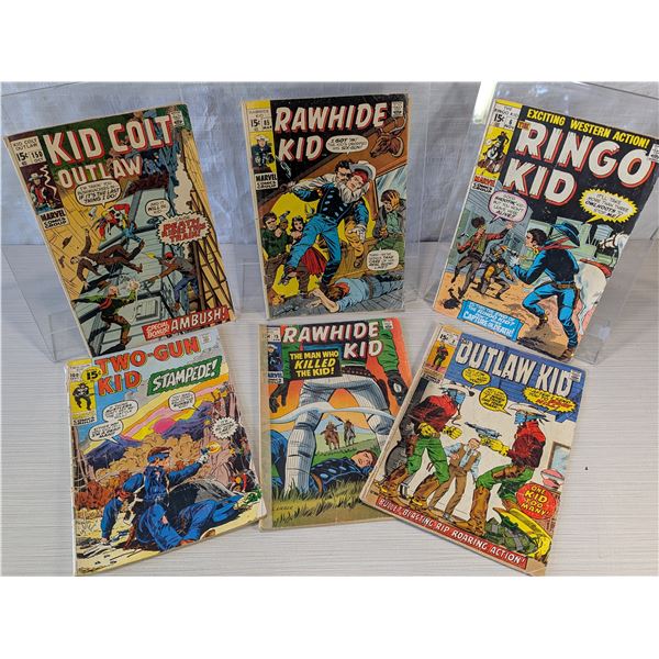VINTAGE 1970'S WESTERN MARVEL COMIC BOOKS