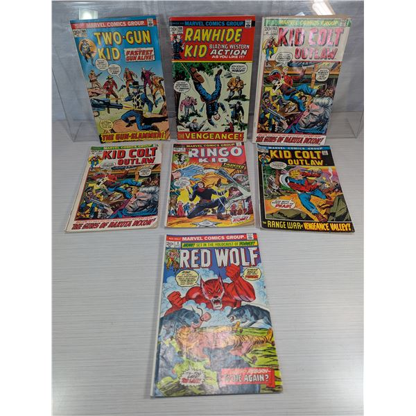 VINTAGE 1970'S WESTERN MARVEL COMIC BOOKS