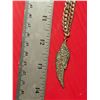 Image 2 : Silver - tone angel wing pendant necklace.
