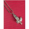 Image 2 : Gold plated Flying Eagle necklace