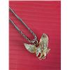 Image 1 : Gold plated Flying Eagle necklace