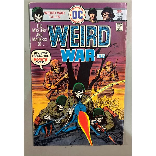 Weird War Tales #40 (DC Comics, 1975) Joe Kubert Cover