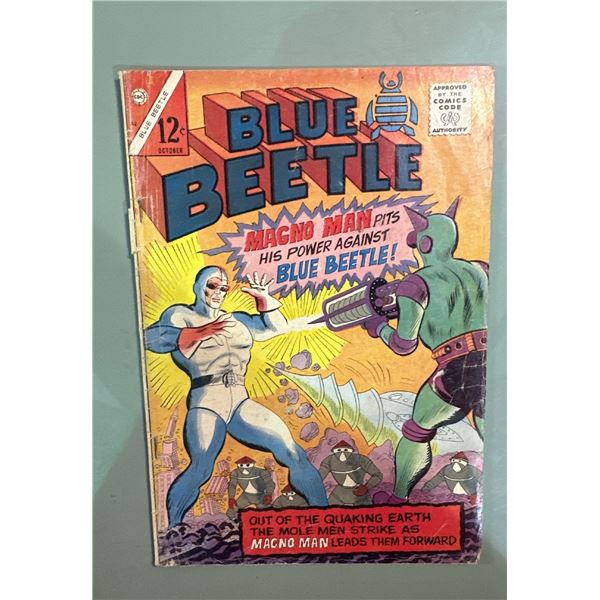 Blue Beetle #52 (1965 Charlton) Magno Man Pits His Power Against Blue Beetle!