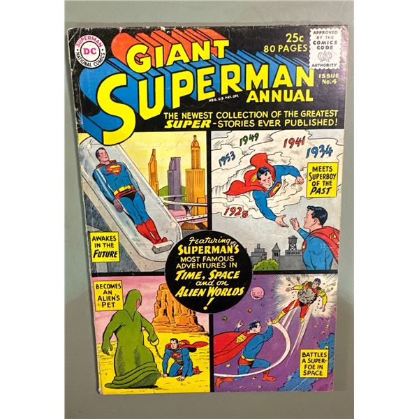 1961 DC Comics Giant Superman Annual #4 - Legion of Super-Heroes Origin