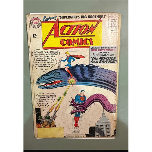 Action Comics #303 (DC, 1963) Superman Monster From Krypton, Supergirl