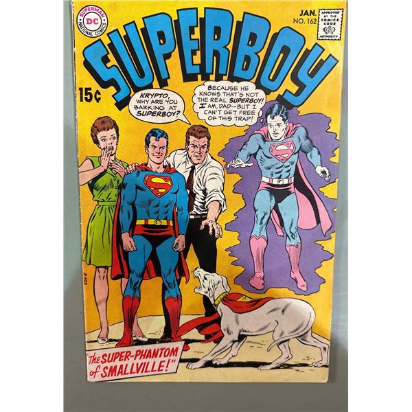 Superboy #162 (Jan 1970, DC Comics) "The Super-Phantom of Smallville!"
