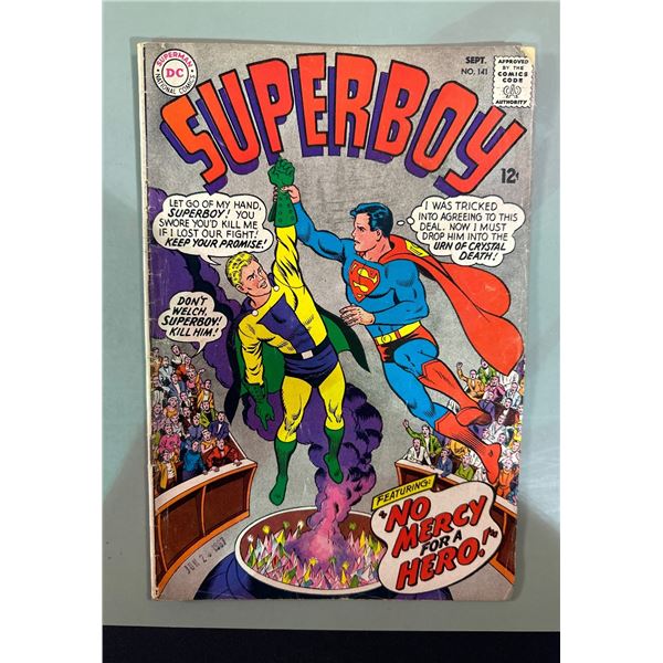 Superboy #141 (DC Comics, 1967) No Mercy for a Hero!