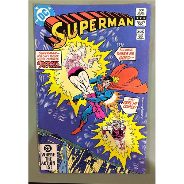 Superman #378 (DC Comics, 1982) - Superman vs. Colonel Future