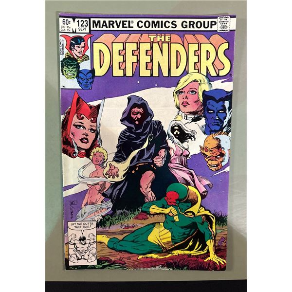 The Defenders #123 (Marvel Comics, Sept 1983) Vision, Scarlet Witch