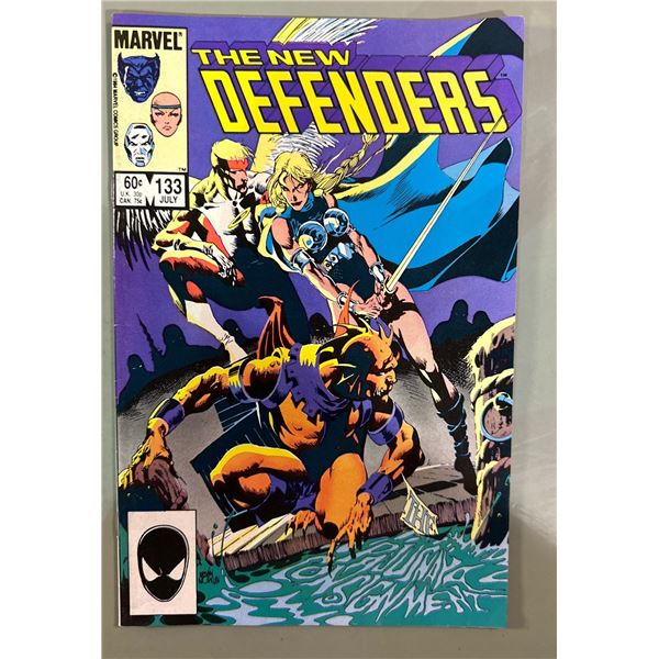 The New Defenders #133 (Marvel Comics, 1984) Copper Age Comic Book