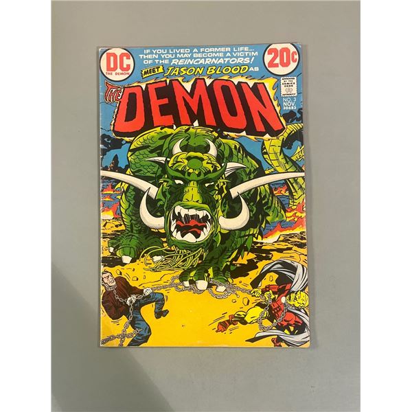 The Demon #3 (DC Comics, 1972) - Meet Jason Blood - November Issue