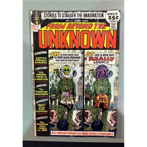 From Beyond the Unknown #13 (DC Comics, 1971) Bronze Age Sci-Fi Comic