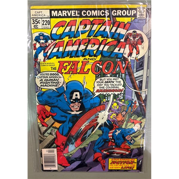 Captain America and Falcon #220 (Marvel, 1978) 1st Appearance Ameridroid