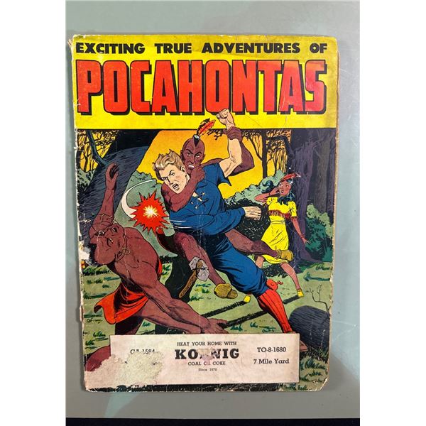 Exciting True Adventures of Pocahontas #1 (Pocahontas Fuel Company, 1940)