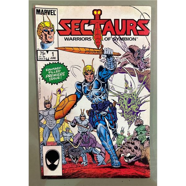 Sectaurs: Warriors of Symbion #1 (Marvel, 1985) Premiere Issue Comic