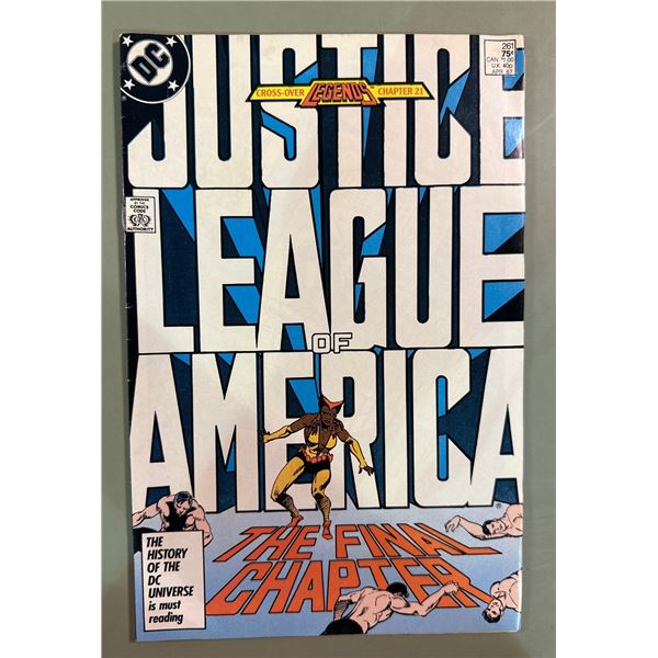 Justice League of America #261 (DC, 1987) Legends Crossover Final Issue