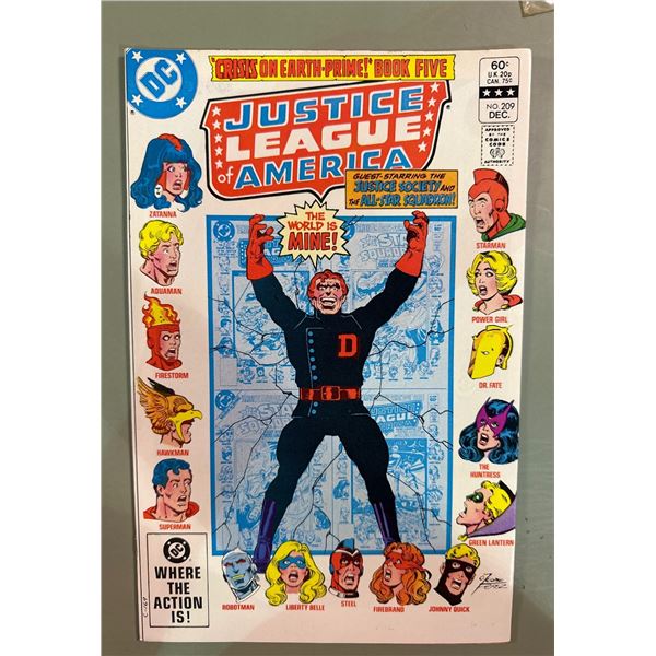 Justice League of America #209 (DC, 1982) Crisis on Earth-Prime Book Five