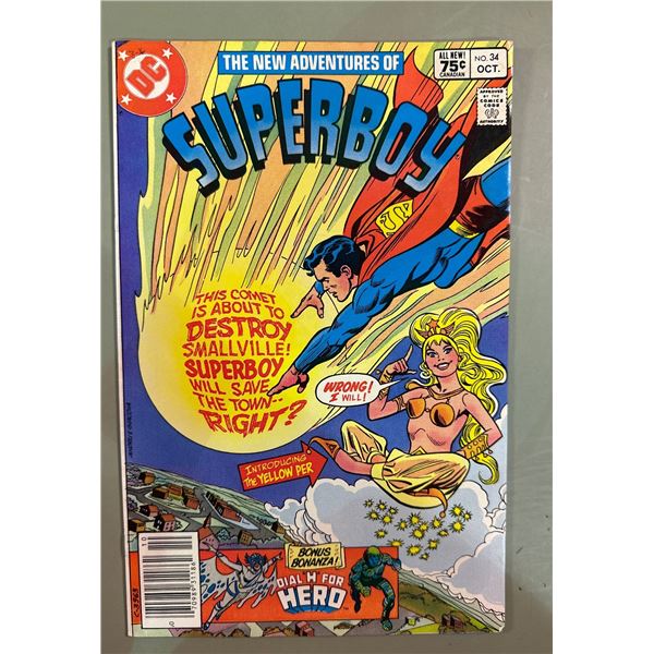 The New Adventures of Superboy #34 (DC Comics, 1982) Yellow Peril Dial H