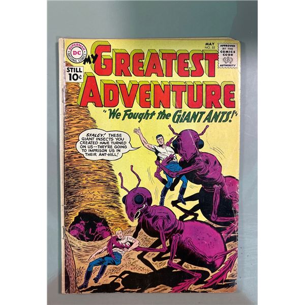 My Greatest Adventure #55 (DC, 1961) "We Fought the Giant Ants!" Comic