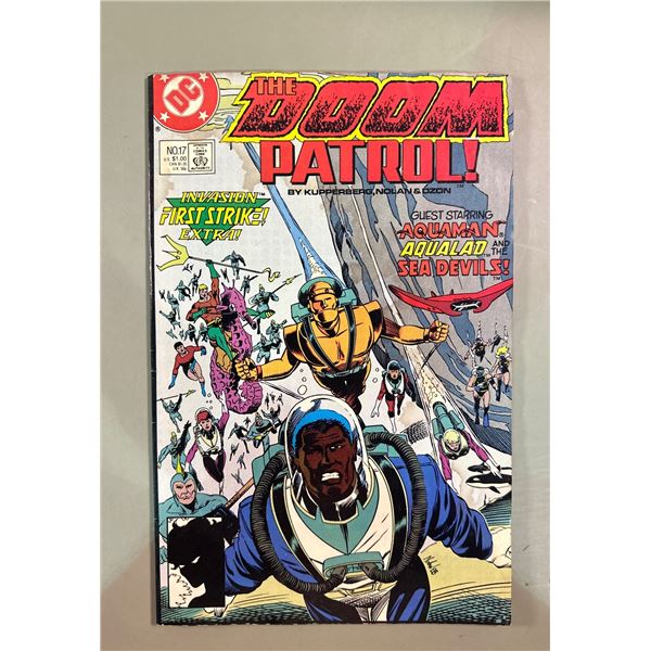 The Doom Patrol #17 (1988) DC Comics Invasion! Guest Starring Aquaman