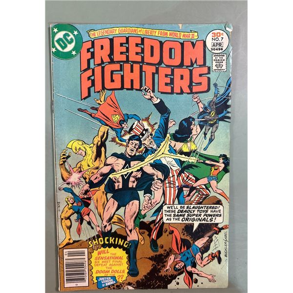 Freedom Fighters #7 (DC Comics, 1977) Justice League Crossover