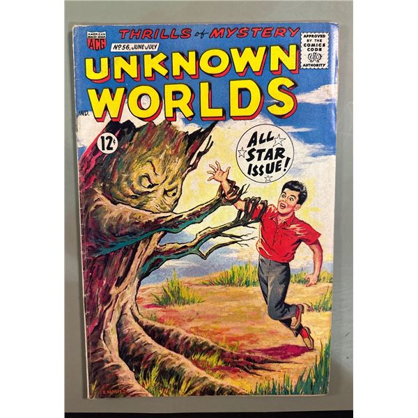Unknown Worlds #56 (ACG, 1967) Thrills of Mystery Comic Book