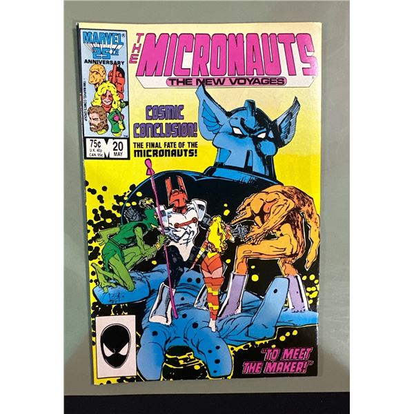 The Micronauts: The New Voyages #20 (Marvel Comics, 1986) Final Issue