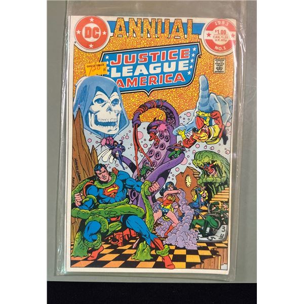 1983 DC Comics Justice League of America Annual #1 - BurgerTime Ad