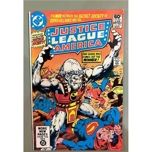 Justice League of America #196 (DC, 1981) JLA/JSA/Secret Society War!