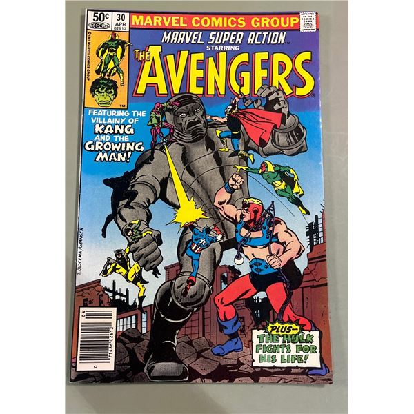 Marvel Super Action #30 Starring The Avengers (Marvel, 1981) Kang & Hulk