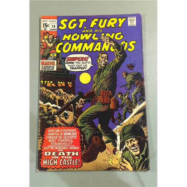Sgt. Fury and His Howling Commandos #79 (Marvel, June 1970) War Comic