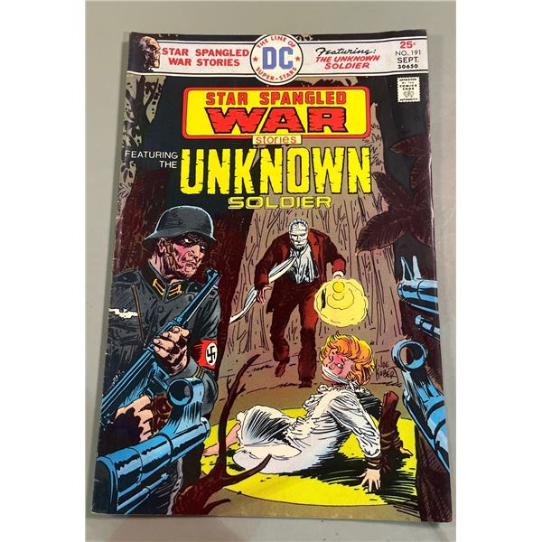 Star Spangled War Stories #191 (DC, 1975) Featuring The Unknown Soldier