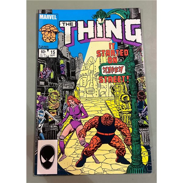 The Thing #15 (Marvel, 1984) Copper Age Comic - 'It Started on Yancy Street!'