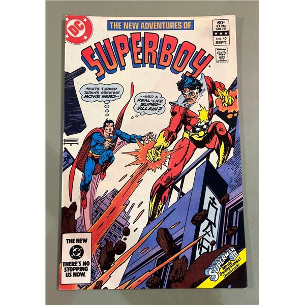 The New Adventures of Superboy #45 (DC, 1983) 1st App Sunburst