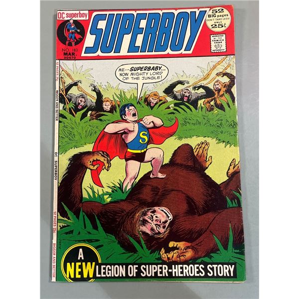 Superboy #183 (DC Comics, March 1972) Bronze Age Comic Book