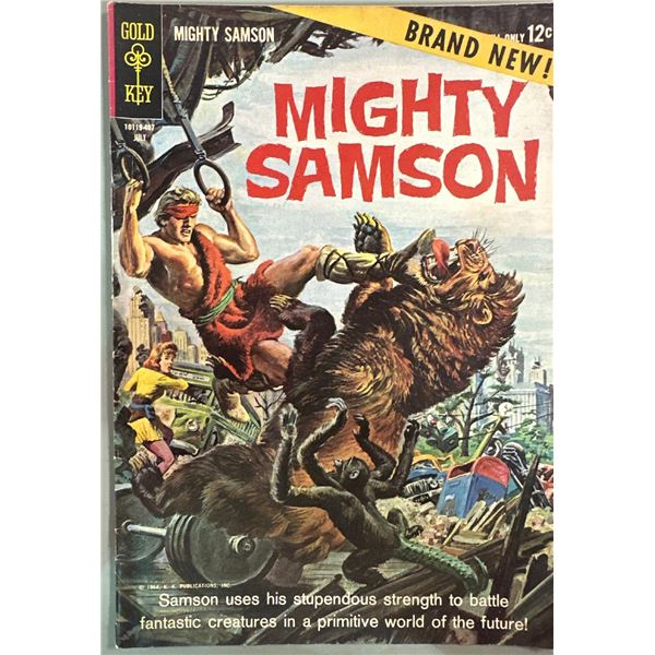 Mighty Samson #1 (Gold Key, 1964) - 1st Issue Comic Book