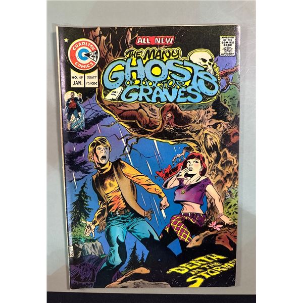 The Many Ghosts of Doctor Graves #49 (Charlton Comics, 1975) Bronze Age