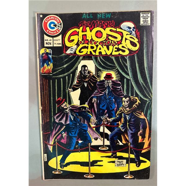 The Many Ghosts of Doctor Graves #48 (Charlton, 1974) Bronze Age Comic