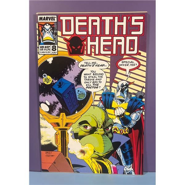 Death's Head #8 (July 1989, Marvel UK) - Doctor Who TARDIS Crossover