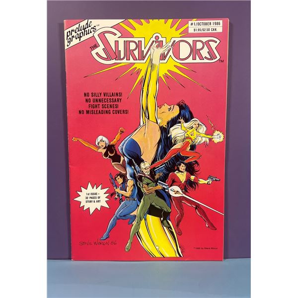 The Survivors #1 | Prelude Graphics | Oct 1986 | 1st Issue Steve Woron Art