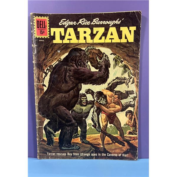 Tarzan #129 (Dell, 1965) Edgar Rice Burroughs' - Caverns of Kor