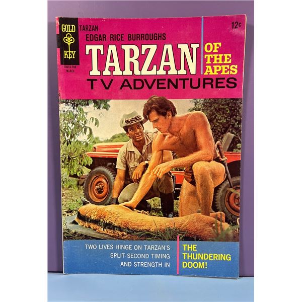 Gold Key Tarzan of the Apes TV Adventures #165 The Thundering Doom (1967)