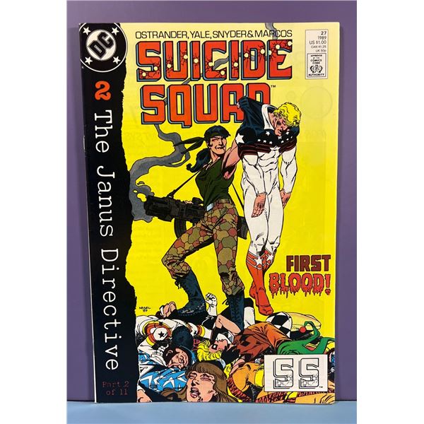 DC Comics Suicide Squad #27 (1989) The Janus Directive Pt. 2 First Blood!